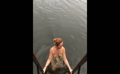 YELENA ZAKHAROVA in Yelena Zakharova Showing Her Breasts In A Sexy Bikini