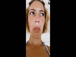 STEFANIA ROITAMAN in STEFANIA ROITMAN HOT INSTAGRAM VIDEO WEARING A SEXY SKY BLUE BIKINI(2022)