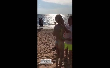 ALYONA MIKHAILOVA in Alyona Mikhailova Naked On The Beach