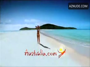 LARA BINGLE NUDE/SEXY SCENE IN AUSTRALIA TOURISM COMMERCIAL