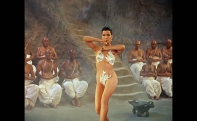 DEBRA PAGET NUDE/SEXY SCENE IN THE INDIAN TOMB