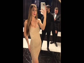 ROMINA MALASPINA in ROMINA MALASPINA LOOKING SEXY IN A STUNNING ELEGANT DRESS2023