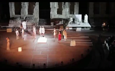LENA DROSAKI in Lysistrata Stage Play