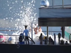 LAUREN SANCHEZ NUDE/SEXY SCENE IN LAUREN SANCHEZ CLAD FOAM PARTY