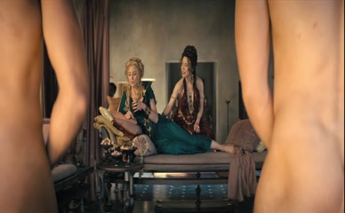 CLAUDIA BLACK,JAIME SLATER NUDE/SEXY SCENE IN SPARTACUS: HOUSE OF ASHUR