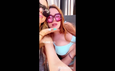 BELLA THORNE in Bella Thorne Instagram Bikini Video Clip