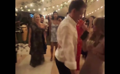 MCKENNA GRACE in MCKENNA GRACE MCKENNA IN A PINK DRESS AT A WEDDING