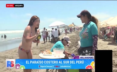 BERTHA JARA NUDE/SEXY SCENE IN LATINA NOTICIAS