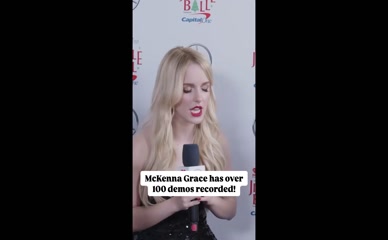 MCKENNA GRACE in Mckenna Grace Sexy Cleavage On Iheartradio 102.7 Kiis Fm'S Jingle Ball