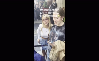 MCKENNA GRACE NUDE/SEXY SCENE IN MCKENNA GRACE SEXY IN MORE FROM THE MIU MIU FASHION SHOW - PARIS, FRANCE