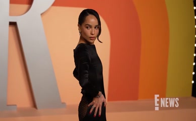 ZOE KRAVITZ NUDE/SEXY SCENE IN ZOE KRAVITZ SEXY IN NAKED DRESS 2025