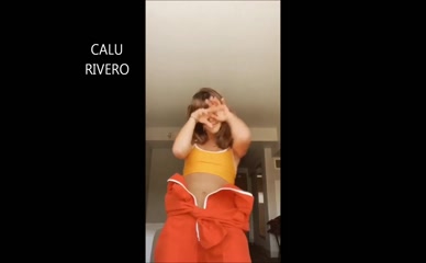 CALU RIVERO in Calu Rivero Sexy Dance In Thong