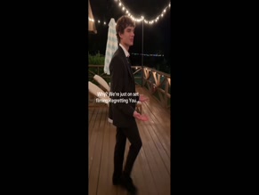 MCKENNA GRACE in MCKENNA GRACE LEGS IN A RED DRESS