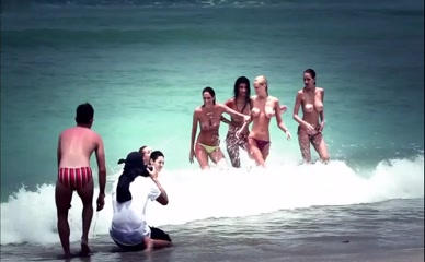 SOLANGE ABRAHAM NUDE/SEXY SCENE IN PLAYBOY: THE CAMPAIGN