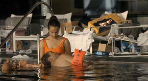 Alicia Vikander Sexy in Hotel