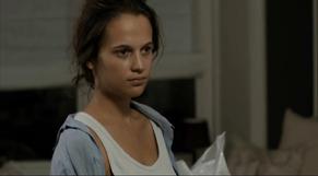 Alicia Vikander Sexy in Hotel