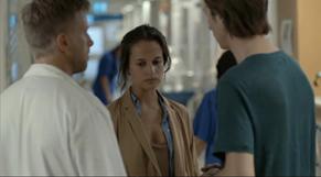 Alicia Vikander Sexy in Hotel