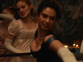 Lily JamesSexy in Pride and Prejudice and Zombies