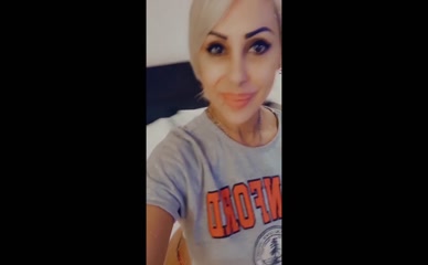 MONICA FARRO in Monica Farro Wearing Sexy Hot Orange Thong On Instagram Video