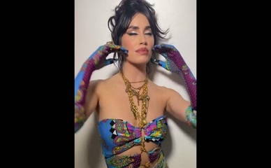 LALI ESPOSITO in Lali Esposito Stunning Colorful Dress Photoshoot For Her Instagram Account