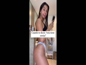 CINTHIA FERNANDEZ in CINTHIA FERNANDEZ SHOWS OFF HER SEXY ASS IN A WHITE CALVIN KLEIN THONG ON INSTAGRAM STORY2023