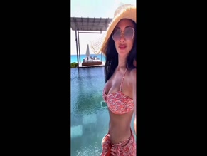 NICOLE SCHERZINGER NUDE/SEXY SCENE IN NICOLE SCHERZINGER SEXY PHOTOS AND VIDEO SHOWING OFF HER SMOKING BIKINI BODY AT A BEACH