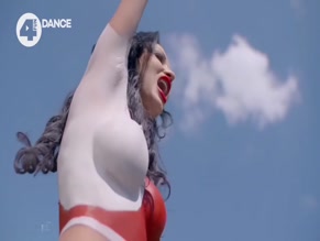 ESMERALDA GODLEWSKA NUDE/SEXY SCENE IN WHITE AND RED