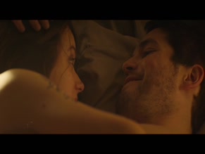 STACY MARTIN NUDE/SEXY SCENE IN THE EVENING HOUR