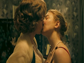 IMOGEN POOTS,NINA HOSS NUDE/SEXY SCENE IN HEDDA