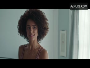 NATHALIE EMMANUEL NUDE/SEXY SCENE IN HOLLY SLEPT OVER